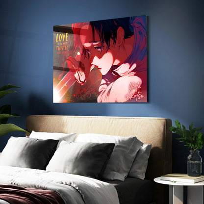 Yuta Okkotsu Twisted Love Curse Glass Wall Art