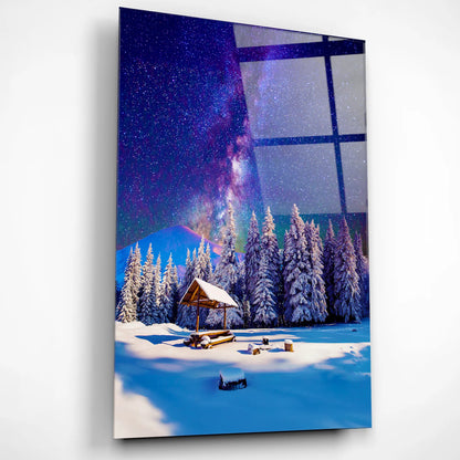 Arctic Dreamscape Glass Poster