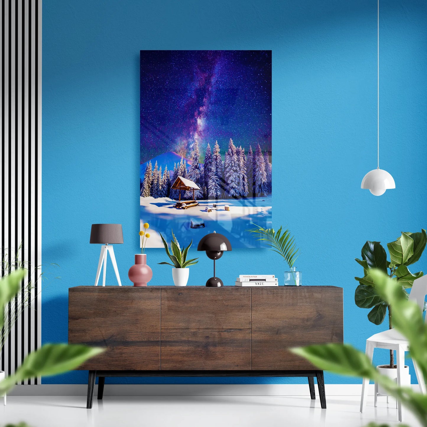 Arctic Dreamscape Glass Poster