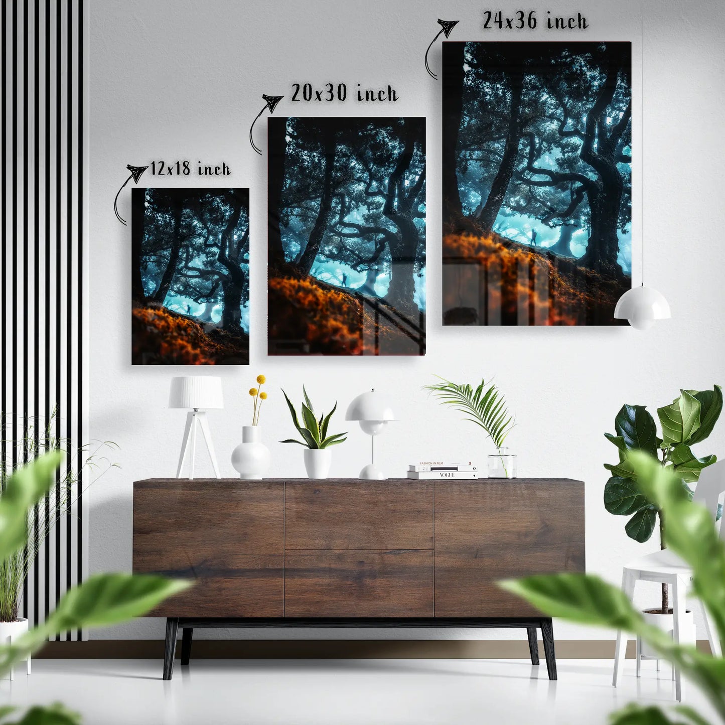 Mystic Forest – Glass Poster