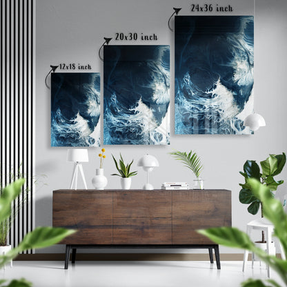 Cosmic Tide Glass Poster