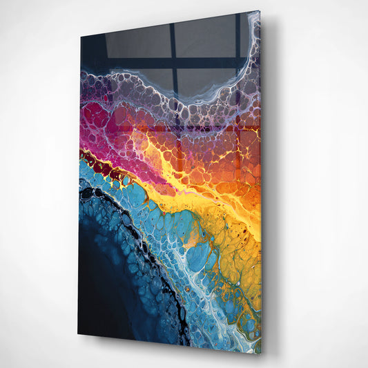 Inferno Tide Fluid Glass Poster